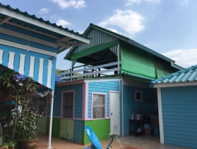 ขายบ้านทรงรีสอร์ท ใกล้เขา ติดลำธาร จังหวัดปราจีนบุรี